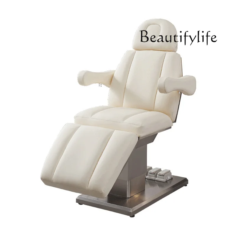 

Multifunctional electric beauty bed beauty salon body tattoo free adjustment lift folding chair