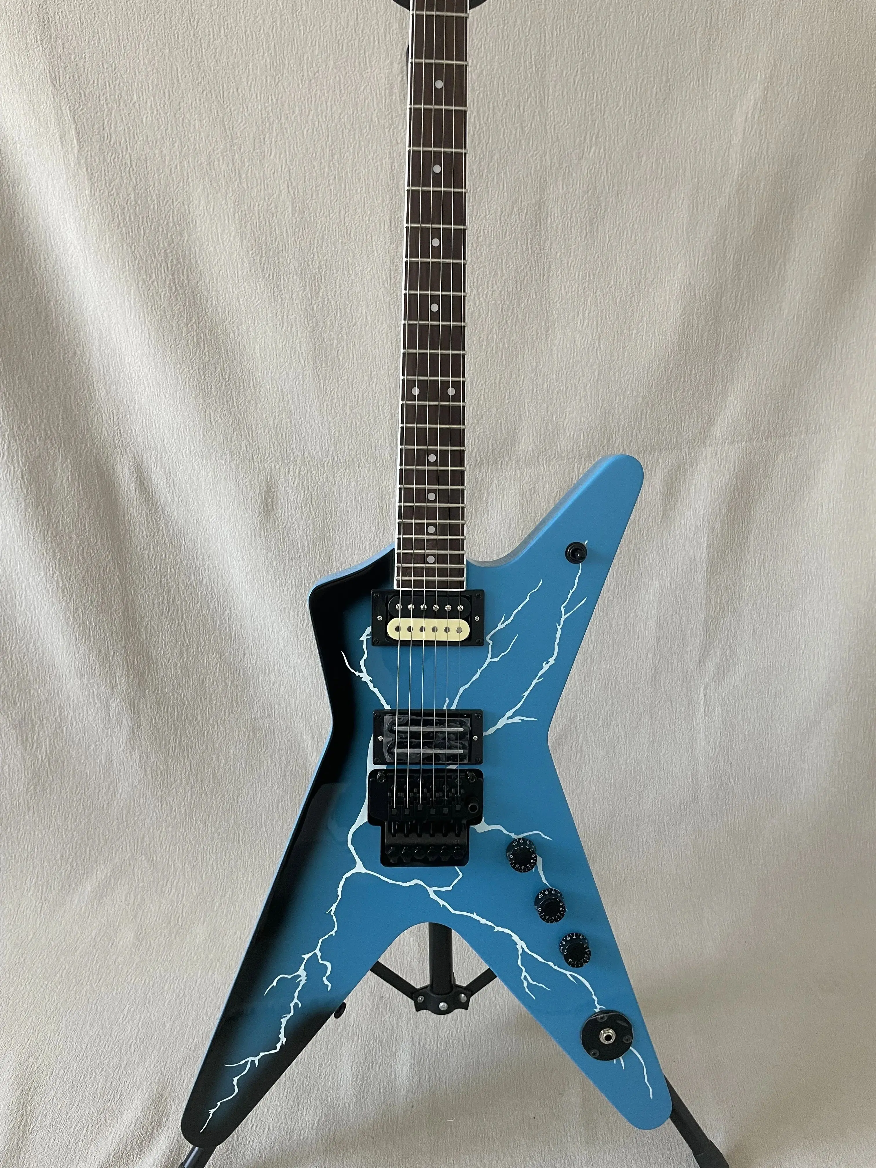Custom Dimebag Darrel the Dean ML Shaped Shaped Guitar Lightning Veneer