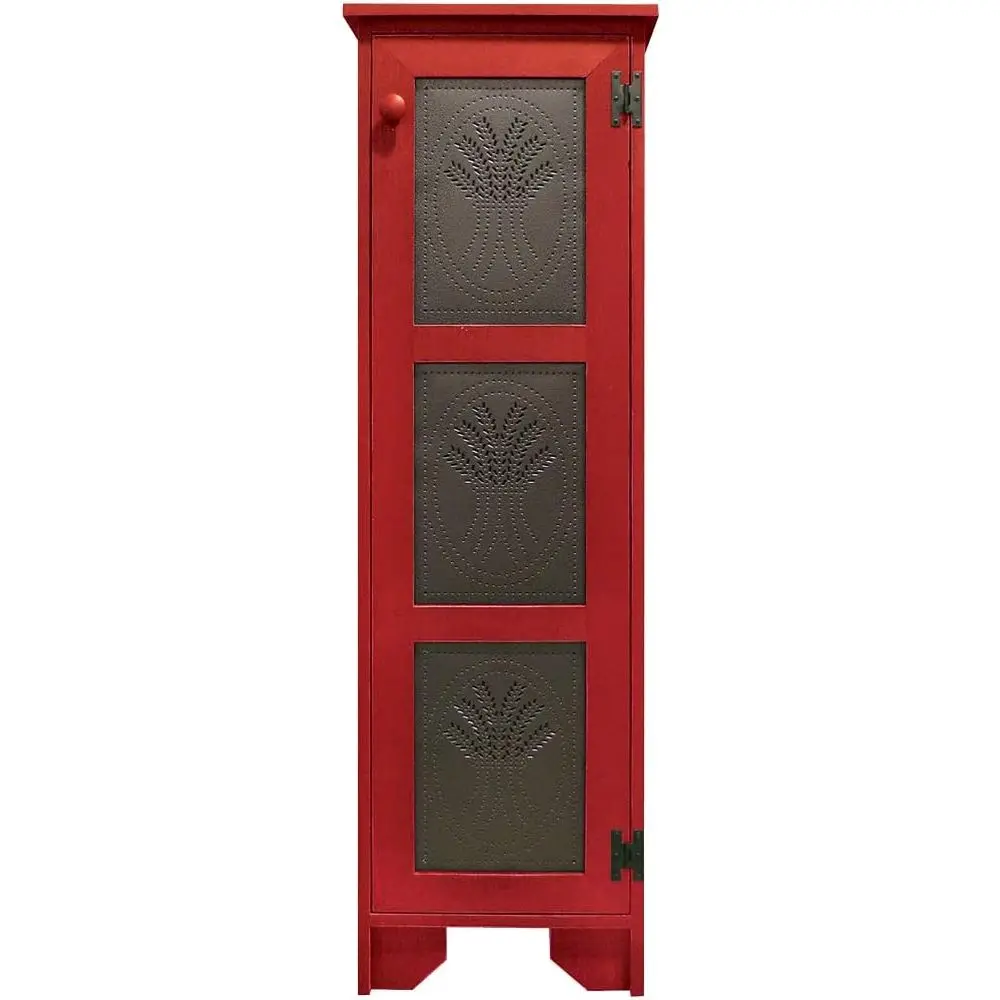 

Vintage Red Kitchen Pie Storage Cabinet