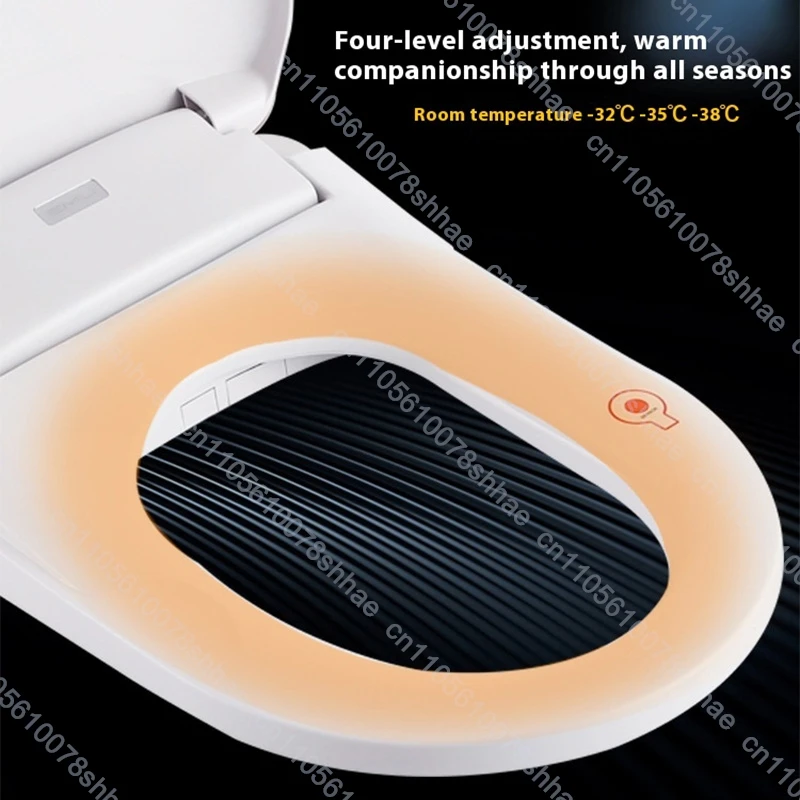 Smart Bidet Toilet Seat Heated Instant Warm Water Air Dryer Feminine Wash Night Light Elongated Toilet Cover Lid Self Cleaning