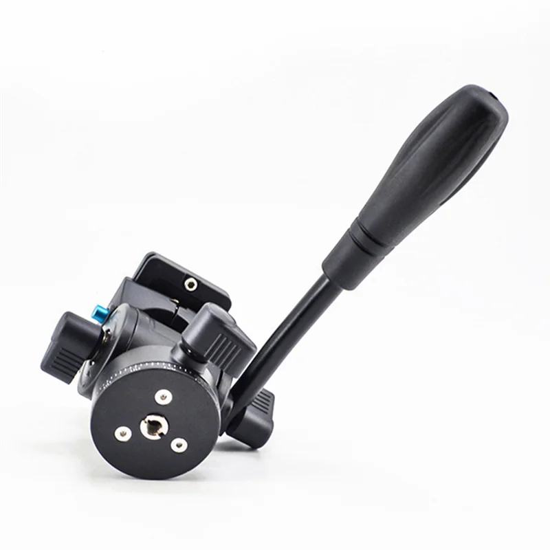 Vendita calda Mini treppiede panoramico Fluido idraulico Smorzamento video in metallo per supporto per fotocamera monopiede treppiede