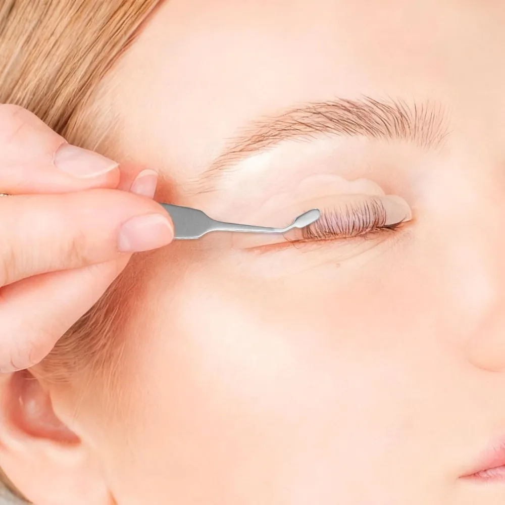 1 قطعة Meibomian الغدة التعبير الفولاذ المقاوم للصدأ الجفن تدليك الملقط ل Dryeye استخراج أداة الرعاية أدوات نظيفة أدوات ماكياج