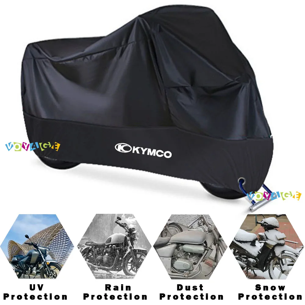 For KYMCO DOWNTOWN NIKITA GDINK AK550 Racing Waterproof Outdoor Scooter UV Protector Dust Rain Cover Motorcycle Accessories