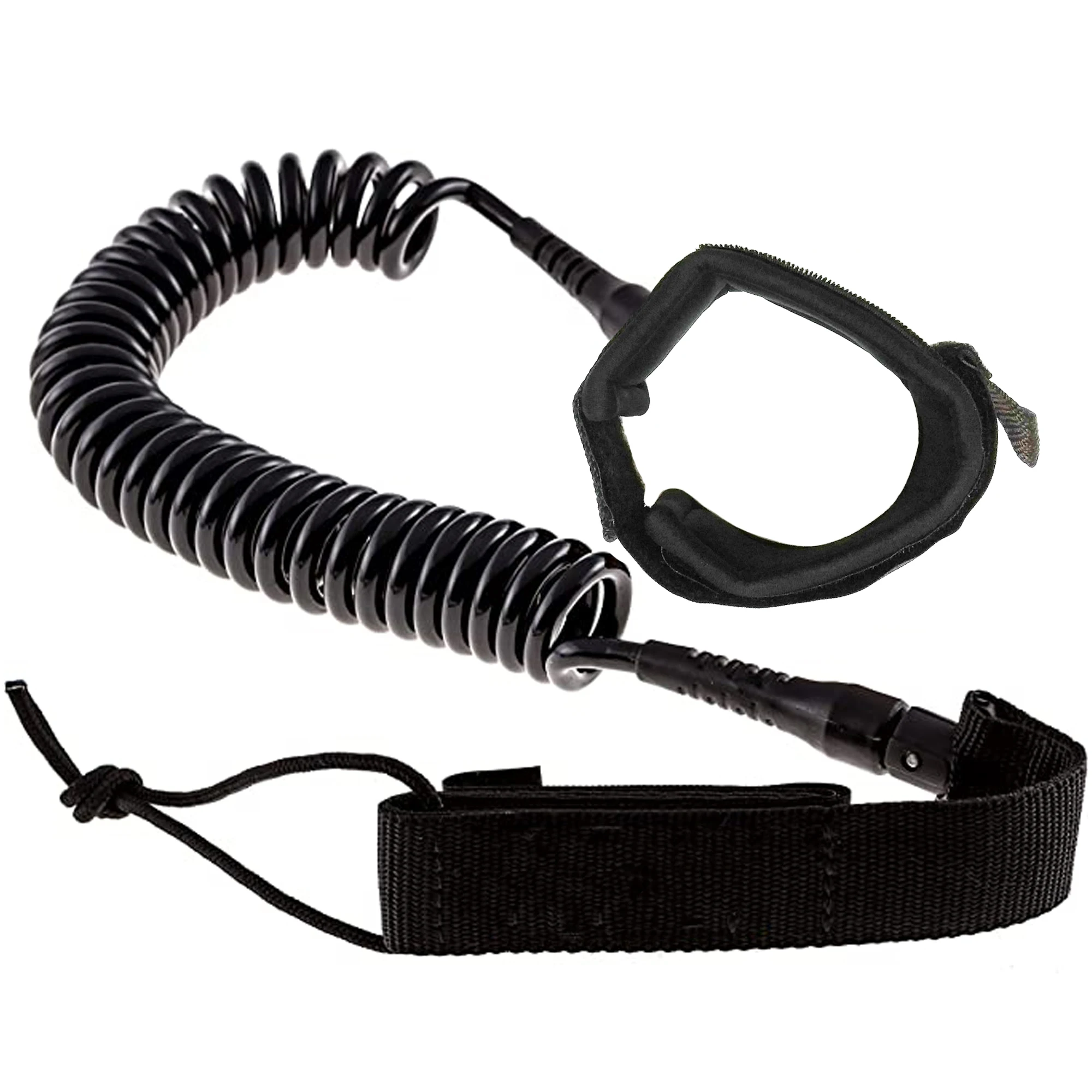 

SUP Board OEM Coiled Footstrap Surfboard Leash for Surfing