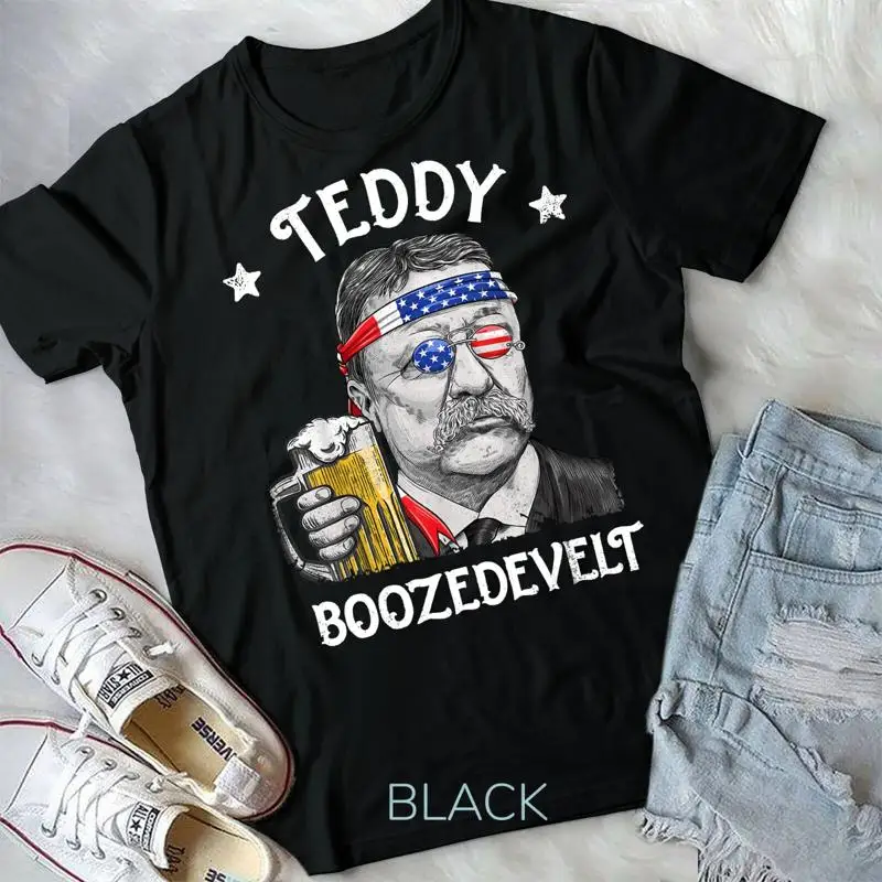 

Футболка унисекс Teddy Boozedevelt Theodore Roosevelt 4 июля