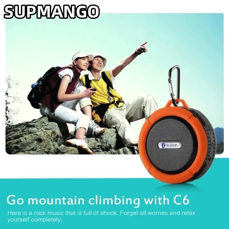 Bluetooth-compatible Speaker Big Suction Cup Bluetooth Stereo Outdoor Sports Mini TF Subwoofer Portable Waterproof