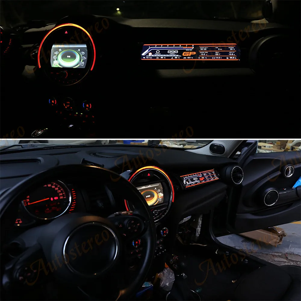 Passenger LCD Display For Mini F55 F56 F57 2015-2021 Dashboard Co Driver Digital Dashboard Interior Copilot Display Speed Meter