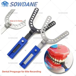 1set Dental ProGauge for Bite Recording Oral Centric Tray Set Dental Impression Trays Denture Repair Occlusal Record Articulator