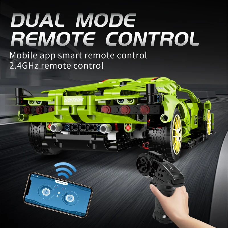 Technical Car APP Remote Control K96122 Moter Power Building Blocks Bricks Super Racing Car Sets Toys For Boys Kids Gift Moc Set