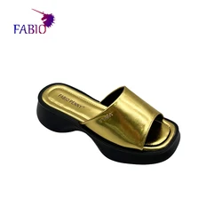 FABIO PENNY's latest fashion Matsuke Platform Cool slippers Open toe elegant slippers for women