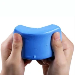 Barra de arcilla para limpieza de coche, limpiador de barro, azul mágico, 100g, cepillo para limpieza de coche, accesorios para coche, novedad
