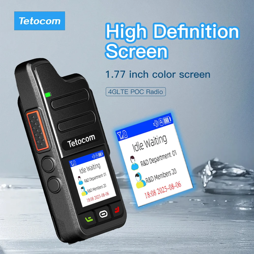 أجهزة اتصال لاسلكية Tetocom Global 4G مع بطاقة SIM تغطية إشارة أوروبية كاملة اتصال مستقر مناسب للفريق والخارجي #2