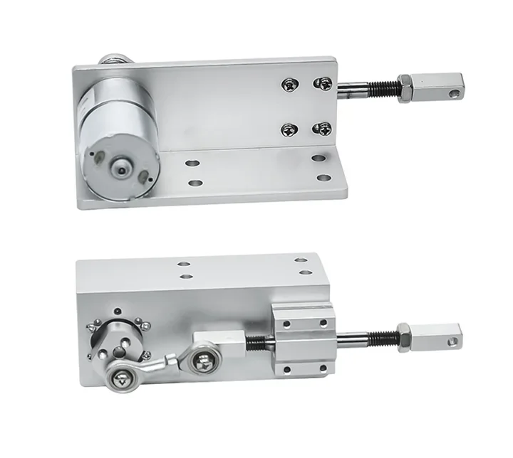 12v 24v  Stroke Linear Actuator Mini Gear Reciprocating Cycle Dc Motor 5mm 10mm