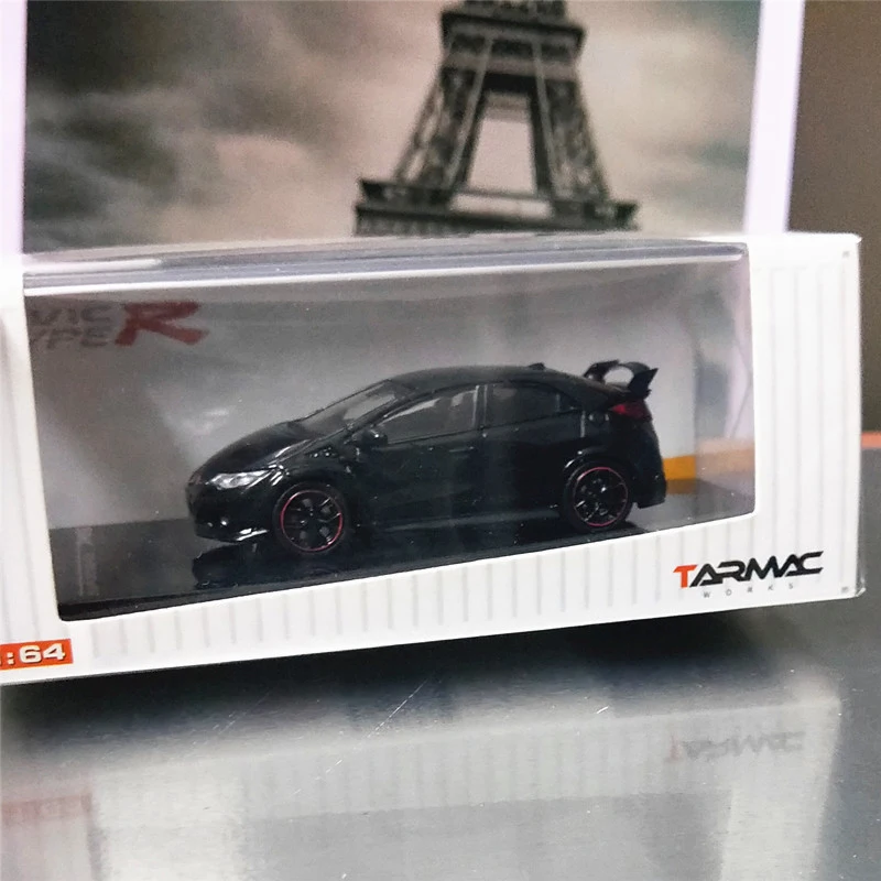 Diecast 1:64 Scale HONDA CIVIC FK2 Simulation Alloy Car Model Static Display Decoration Collectible Toy Gift Souvenir