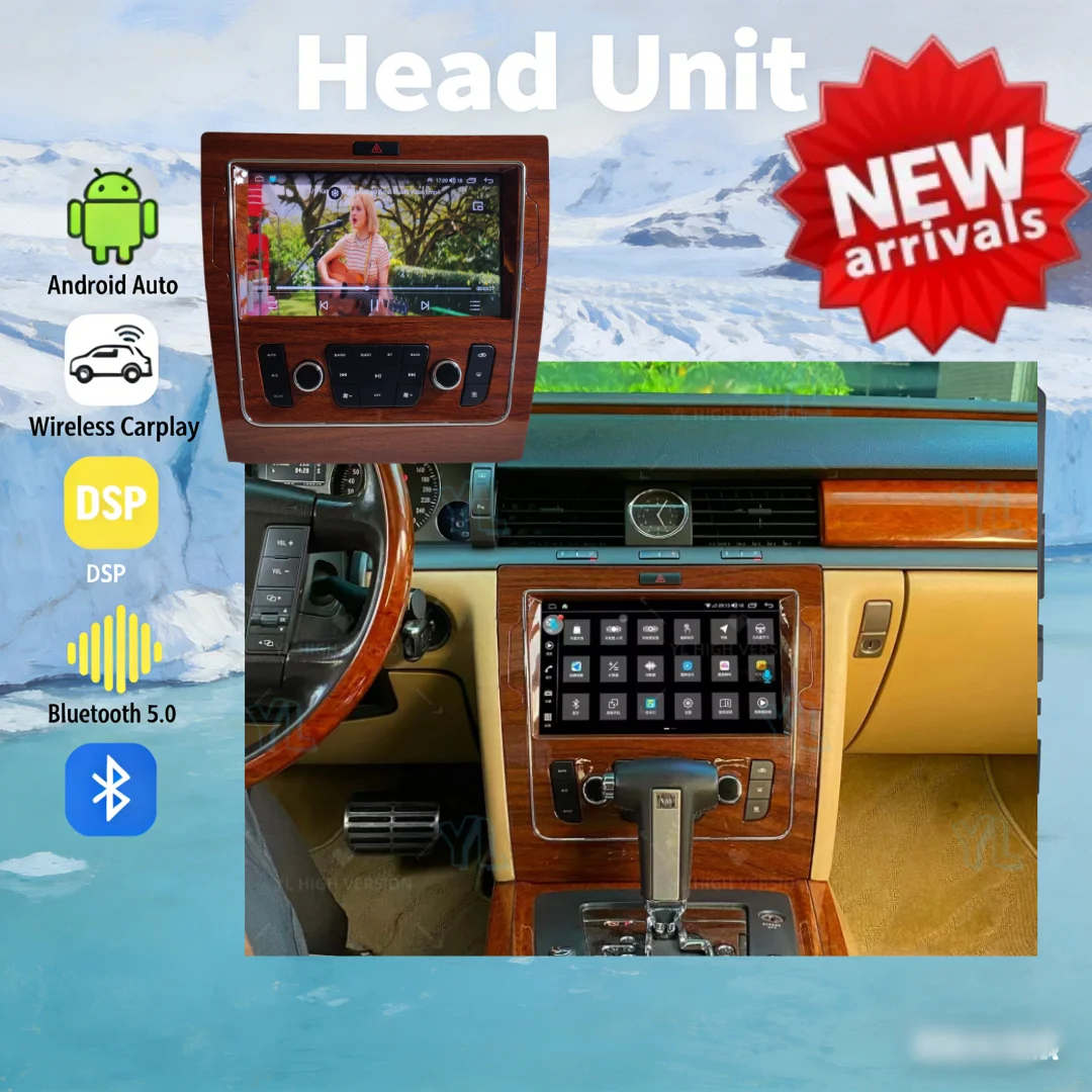 

10.1 Inch Car Radio For Volkswagen Phaeton 2004-2015 Multimedia Video Player Stereo Auto GPS Navi DSP Wireless Carplay Head Unit