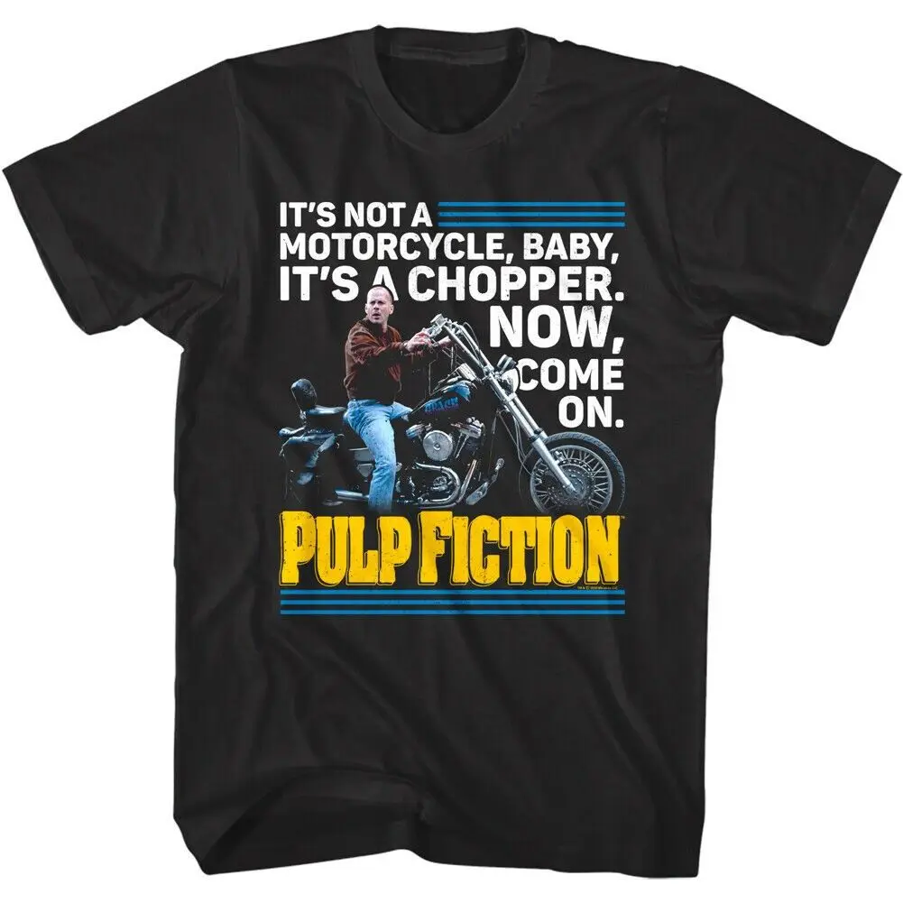 Camiseta de Manga Corta para Hombre, Estilo Clásico de Hollywood, Colaboración de la Película Pulp Fiction (1994), 2026, Tejido Grueso