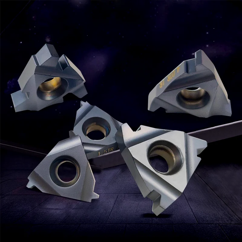 CNC 30° T-Shaped Tooth Turning Insert External Thread Cutter Grain 16ER 22ER 16IR 22IR 2.0TR 3.0TR Internal Thread Inserts