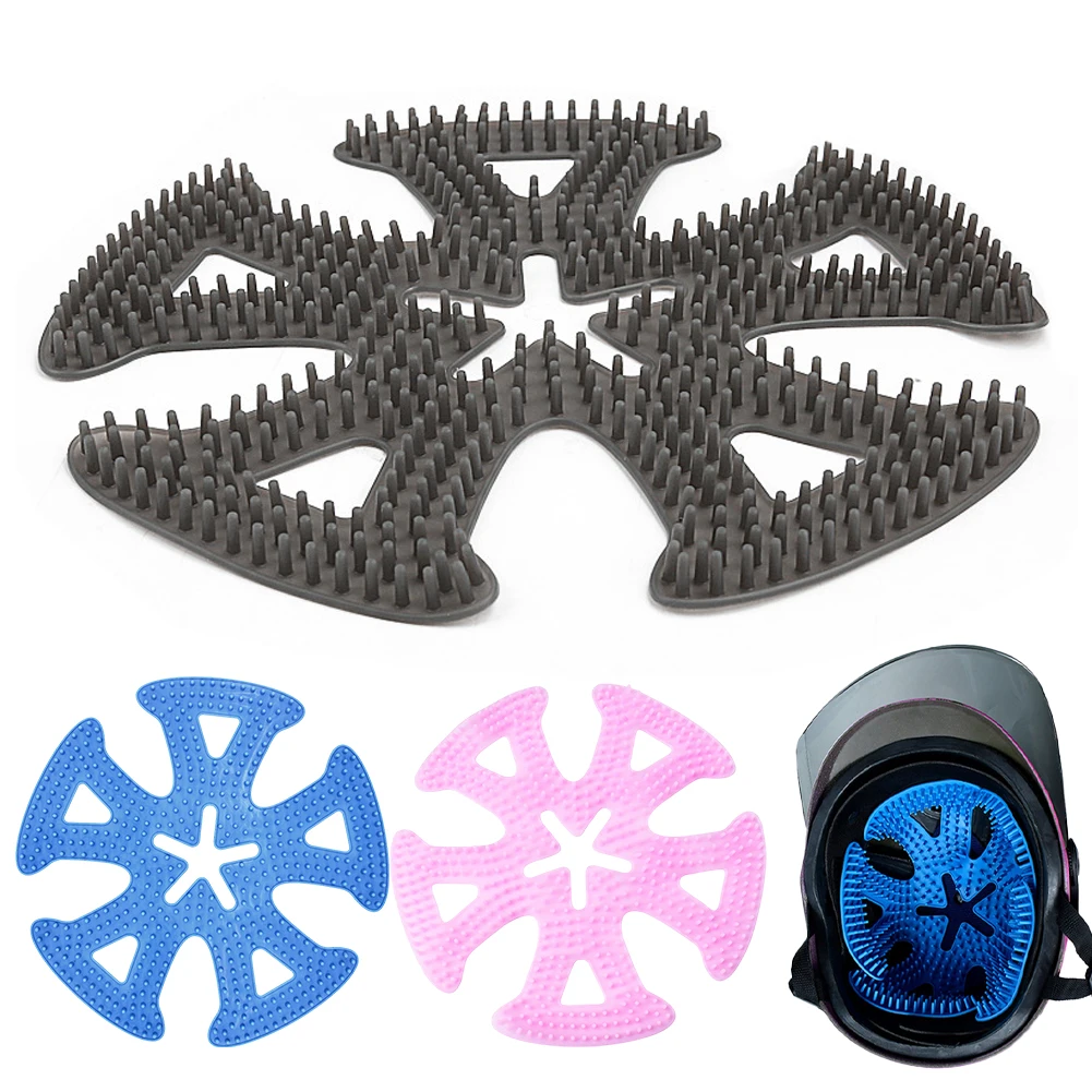 1PC Upgraded Helmet Inner Pad Silicone Honeycomb Breathable Ventilation Insulation Mesh Pad Lining Helmet Pad Helmet Accessories