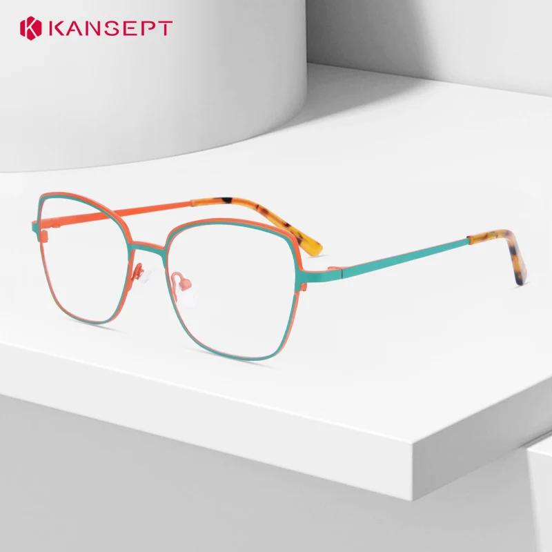 

KANSEPT Lunettes Myopia Glasses in Trend Women Eyewear Eyeglasses Women's Eyeglass Frame Reading Glass Transparent Eyepieces