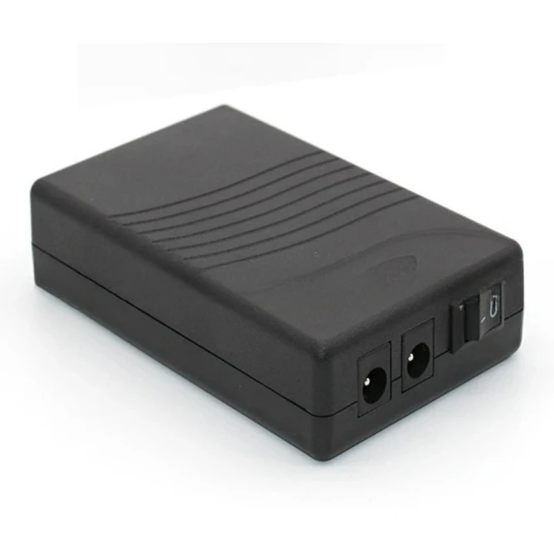 3000mAh 12V Portable Rechargeable Lithium Ion Battery Dual DC Ports for IP Camera 4G Camera Router Bluetooth Device
