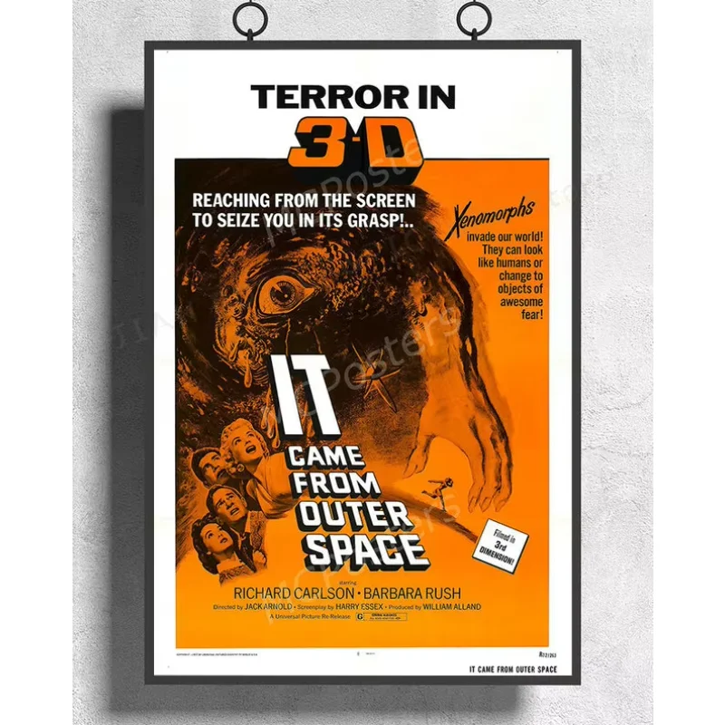 H214 It Came From Outer Space Movie Wall Sticker Silk Poster Art Home Decoration Christmas gift