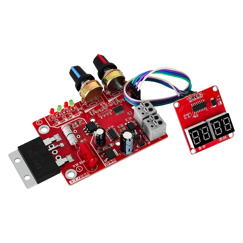 AC9-12V DIY NY-D01 Control Board 40A/100A Spot Welding Machine Control Board Welder Panel Adjust Time Current Digital Display gallery 4
