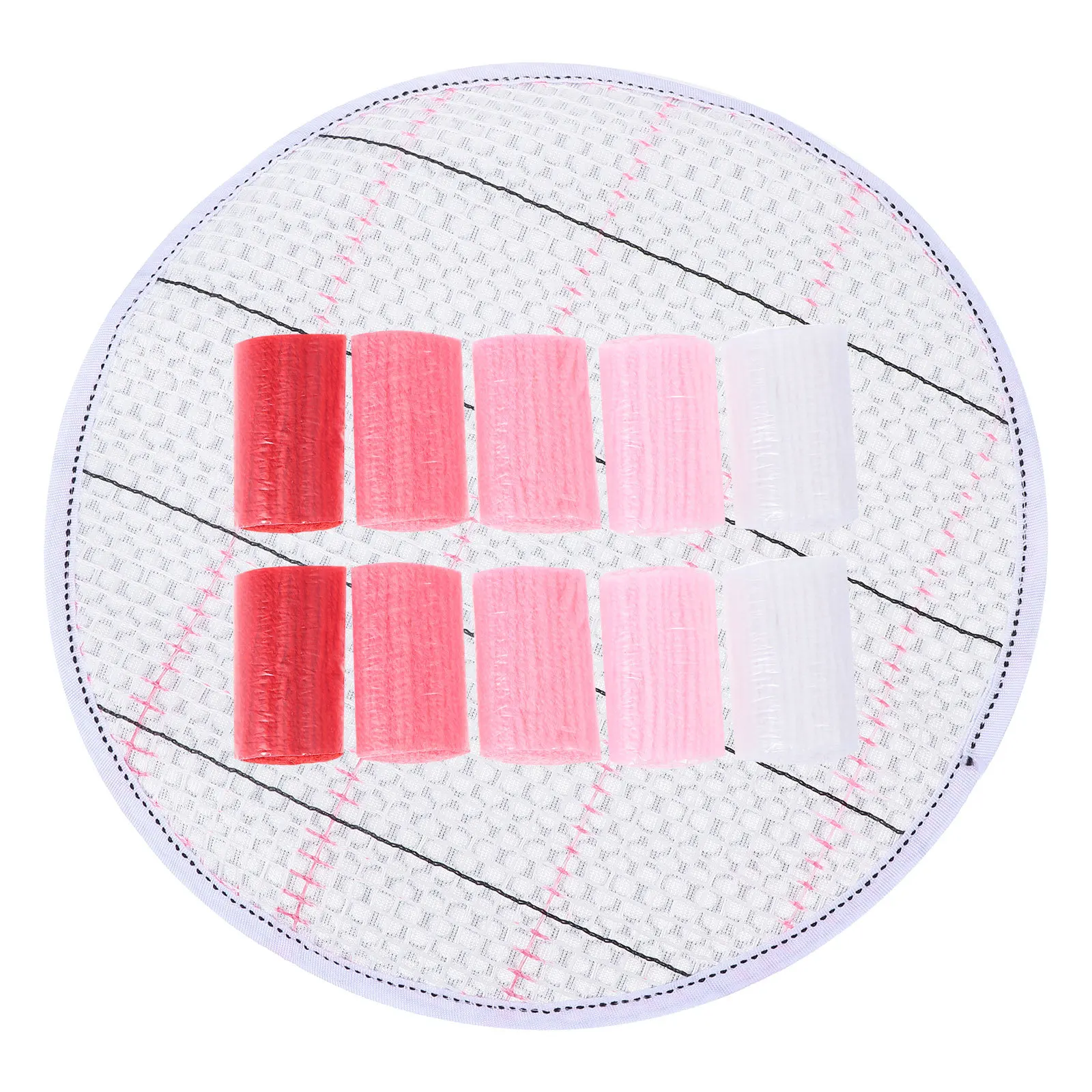 

1 set 1 Set Of Rug Wool Yarn 8 Colors Acrylic Fiber For Diy Crochet Knitting Craft Projects Blanket Pillowcase Making Craft Yarn