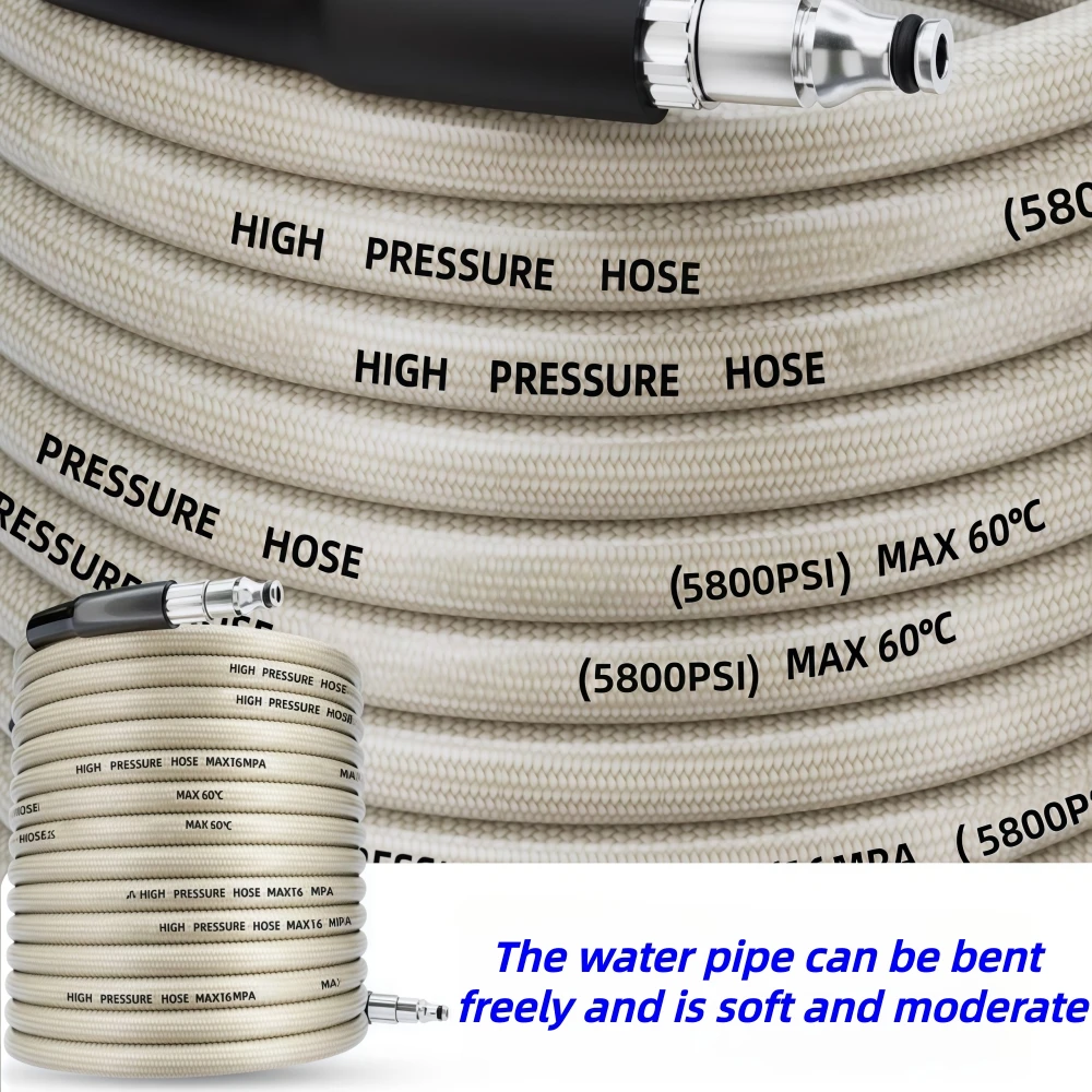 5~50m 5800PSI High Pressure Washer Hose Water Cleaning Extension Hose Car Washing Hose For Karcher Bosch Lavor Nilfisk Patriot