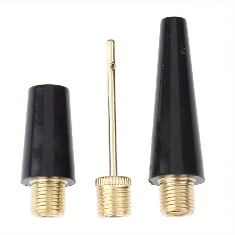 3/4pcs Nozzle Adapter Gym Ball Manual Hand Pump Needle Set Outdoor Soccer Volleyball Air Inflating Portable Multifunction Sports