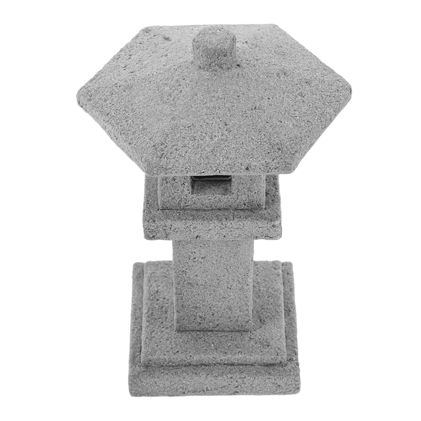 

Bluestone Mini Pavilion Lantern Ornament Micro Landscape Decoration for Bonsai Succulents Garden Decor