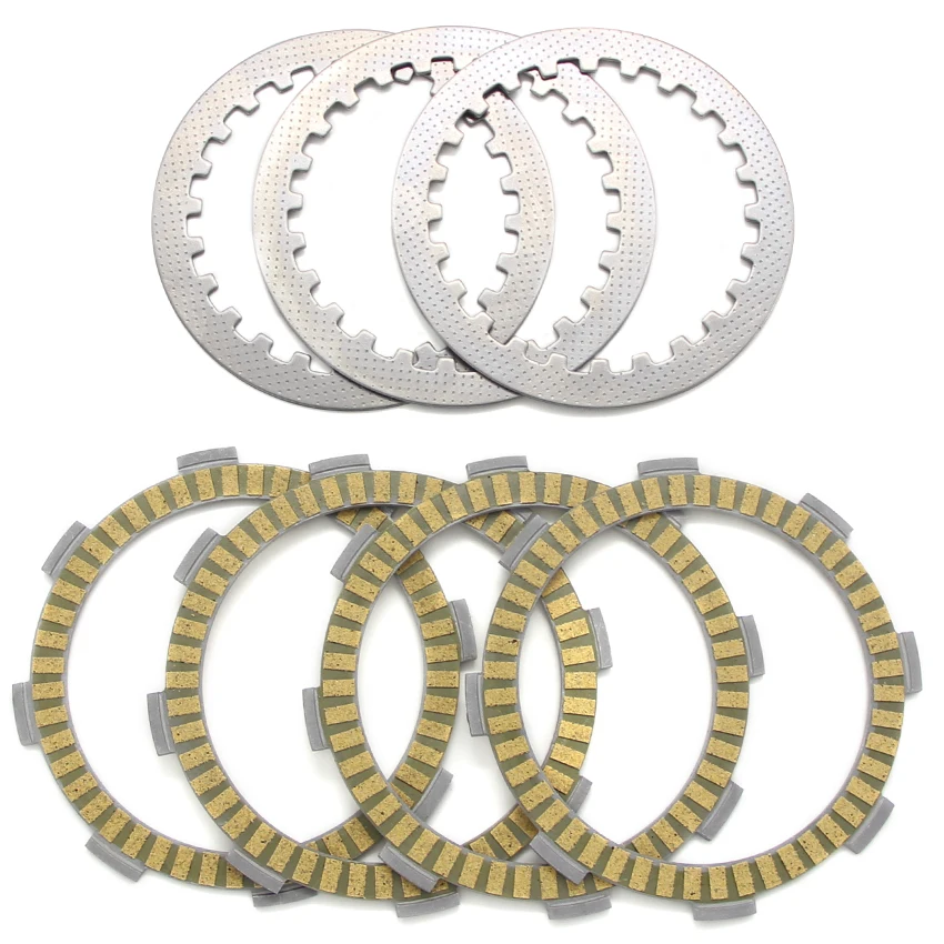 Motorcycle Friction Clutch Plates For Honda ATC125 1984-1987 H100 CA125 V/W/X ATC185 A/SB/SC/SD 22311-KN4-680 22311-107-000 Moto