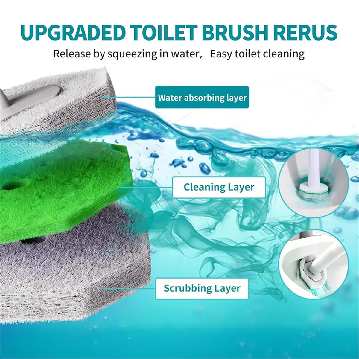 618 Mega Sale 60-Pack Toilet Tools, Design for Home & Commercial Use, Fresh Fragrance