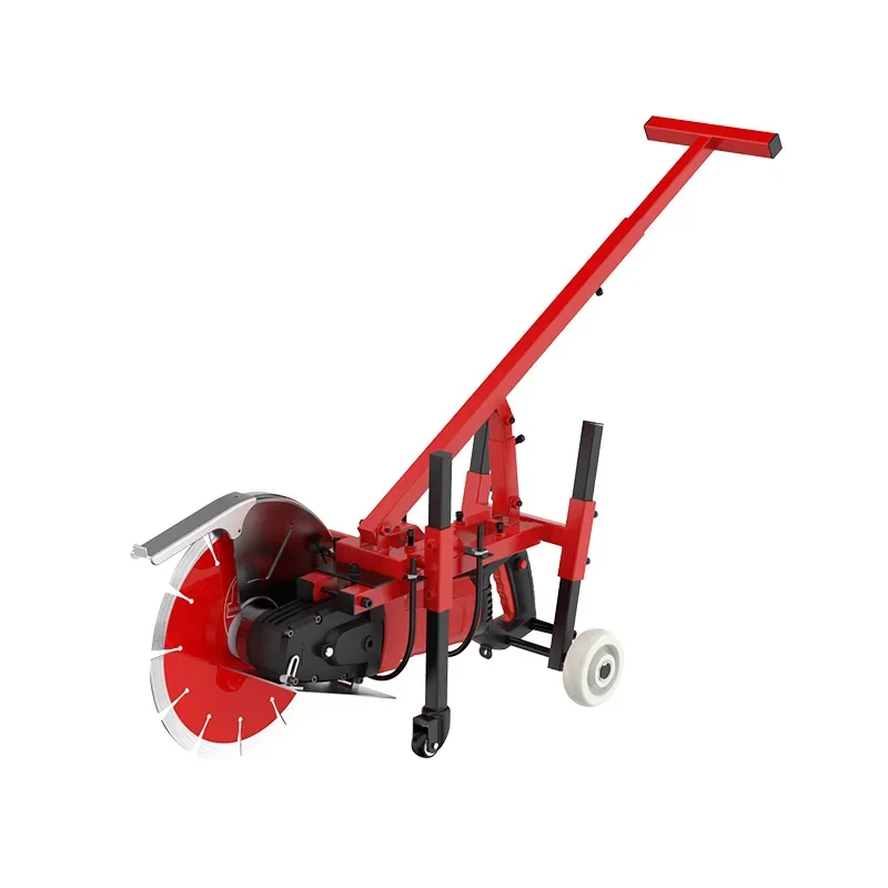 

Hand Push Floor Slotting Machine Shelf Cement Road Cutter Concrete Multi-Bracket Water and Electricity Installation Slotting