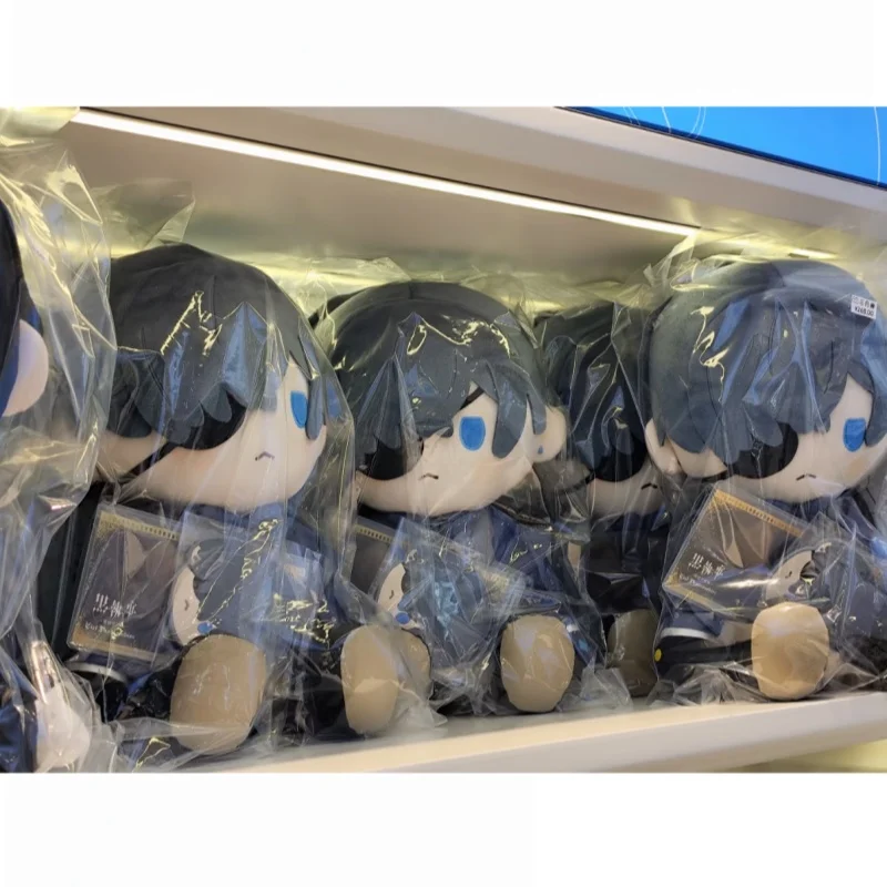 Bandai Namco Official Black Butler Boarding School Arc POTEPOTTE Sitting Stuffed Plush Doll Set Anime Collectible For Anime Fans