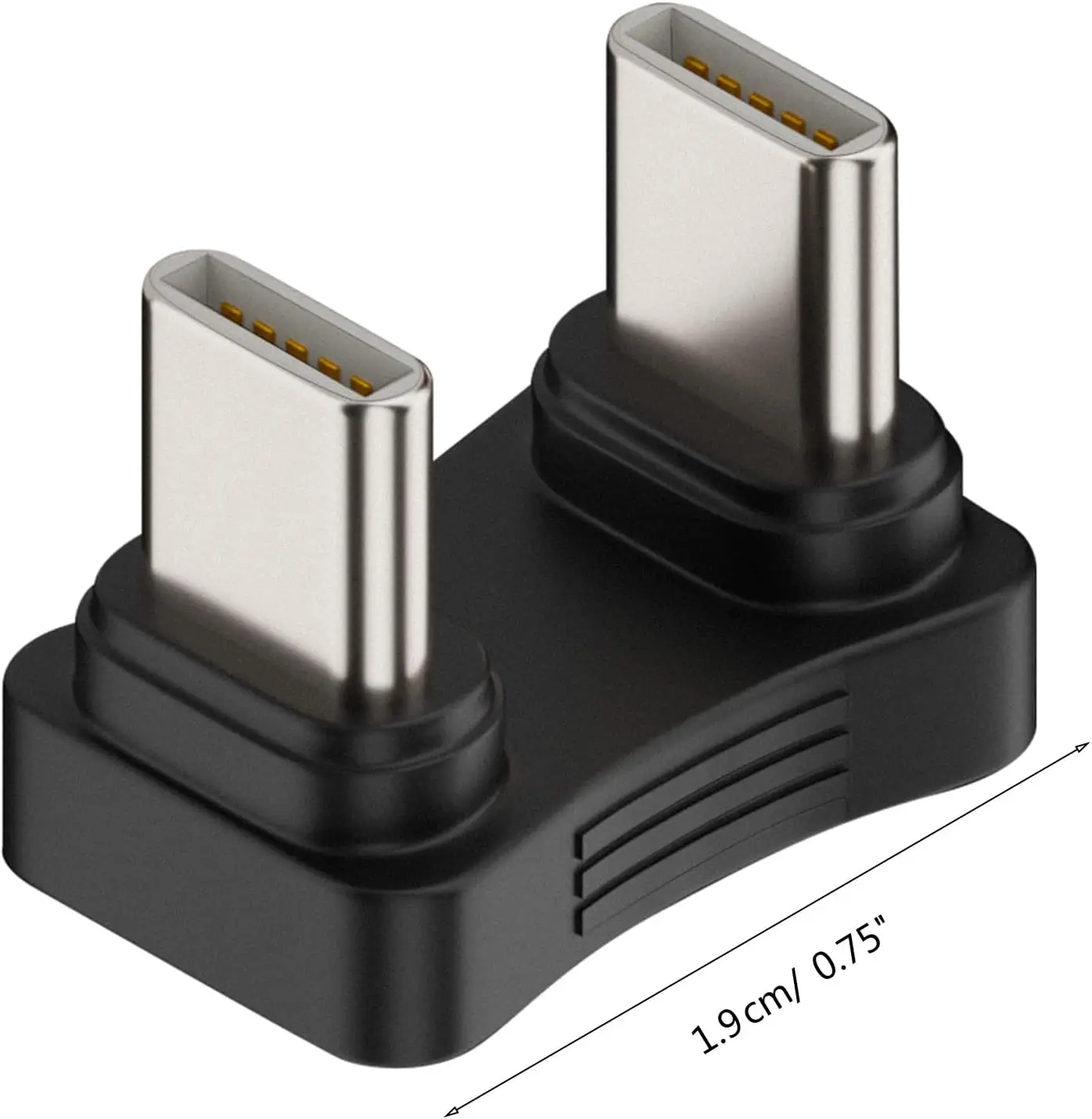 U자형 유형 C 남성-남성 연장 어댑터 480Mbps 전송 속도 PD 65W 충전 변환기 전원 충전기 케이블 커넥터