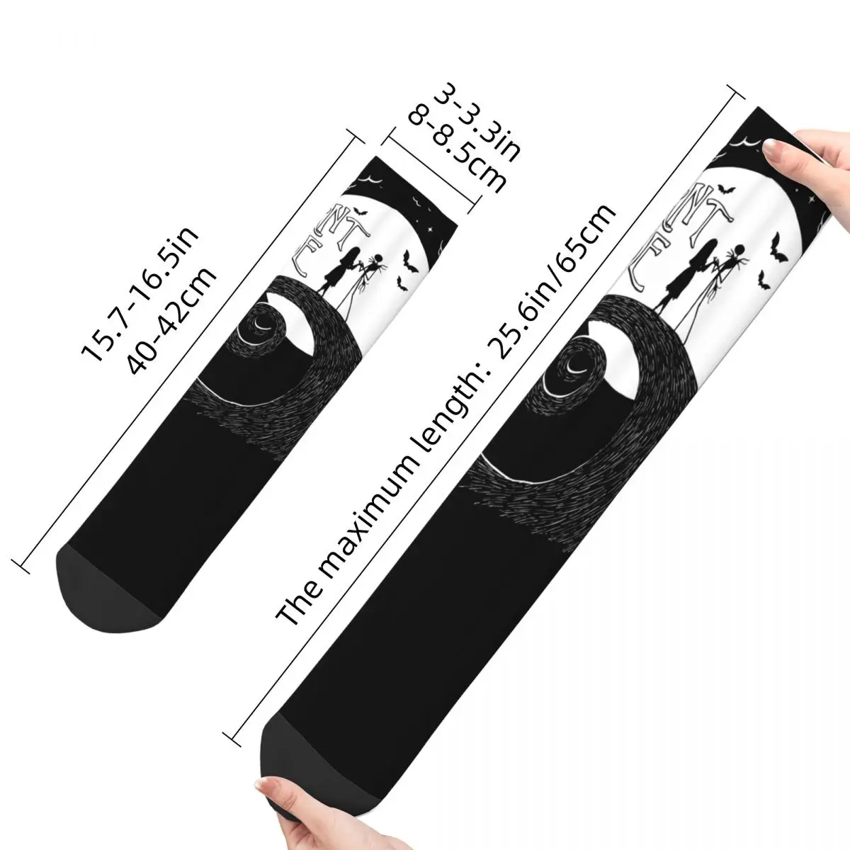 New The Nightmare Before Christmas Socks Men Women Casual Jack And Sally Socks Spring Summer Autumn Winter Middle Tube Socks