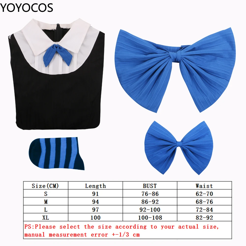 Yoyocos Anime Panty En Kous Cosplay Anarchie En Panty Kleding Voor Meisjes Herfst Zwarte Lolita Jurk En Kleine Rode Jurk