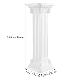 Römische Säule Griechische Säule griechischer Art Plastik Säule Blume Säule Säule Dekoration Mehrzweckfoto -Proportion Hochzeit Dekoration 11 Hauptverkäufe griechische Säulen - №4