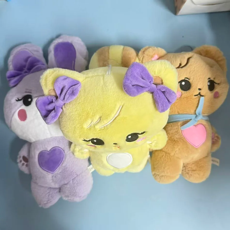 Kawaii Cartoon Stuffed Plush Toys, Rabbit Bear Squirrel Duck Hanging Ornaments, Collectible Fans Gifts