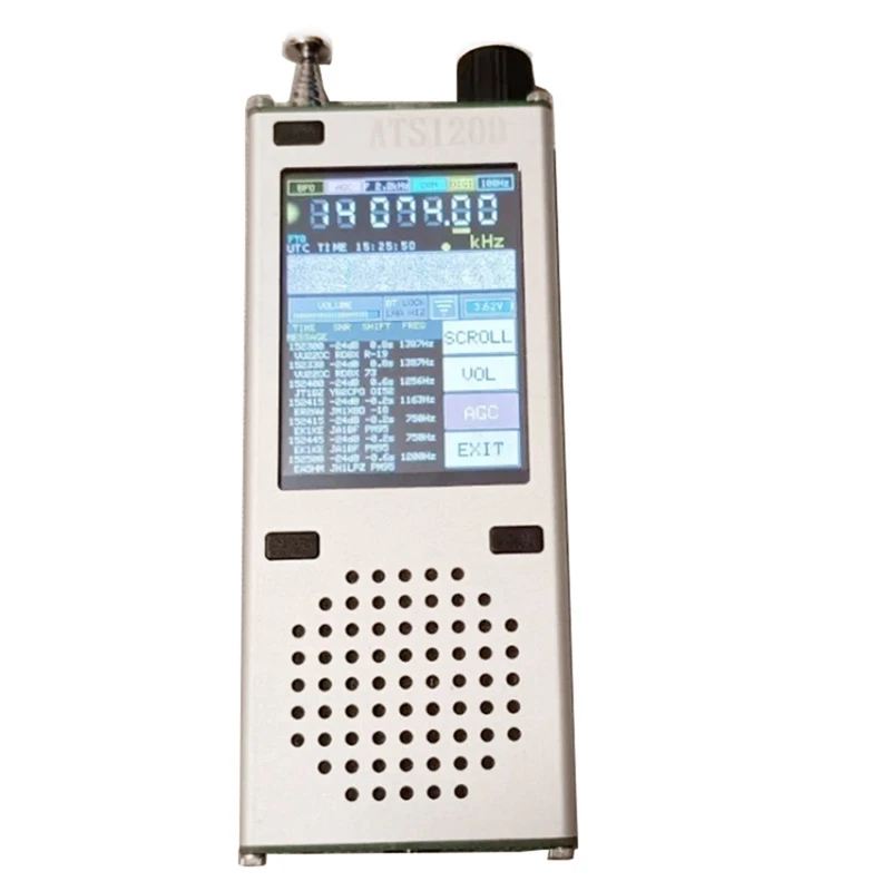 لوحة فك التشفير الذكية ATS120D، راديو S14732، ESP32 مدمج، بلوتوث، شاشة لمس 2.4 بوصة، FM AM LSB USB3 لراديو SSB