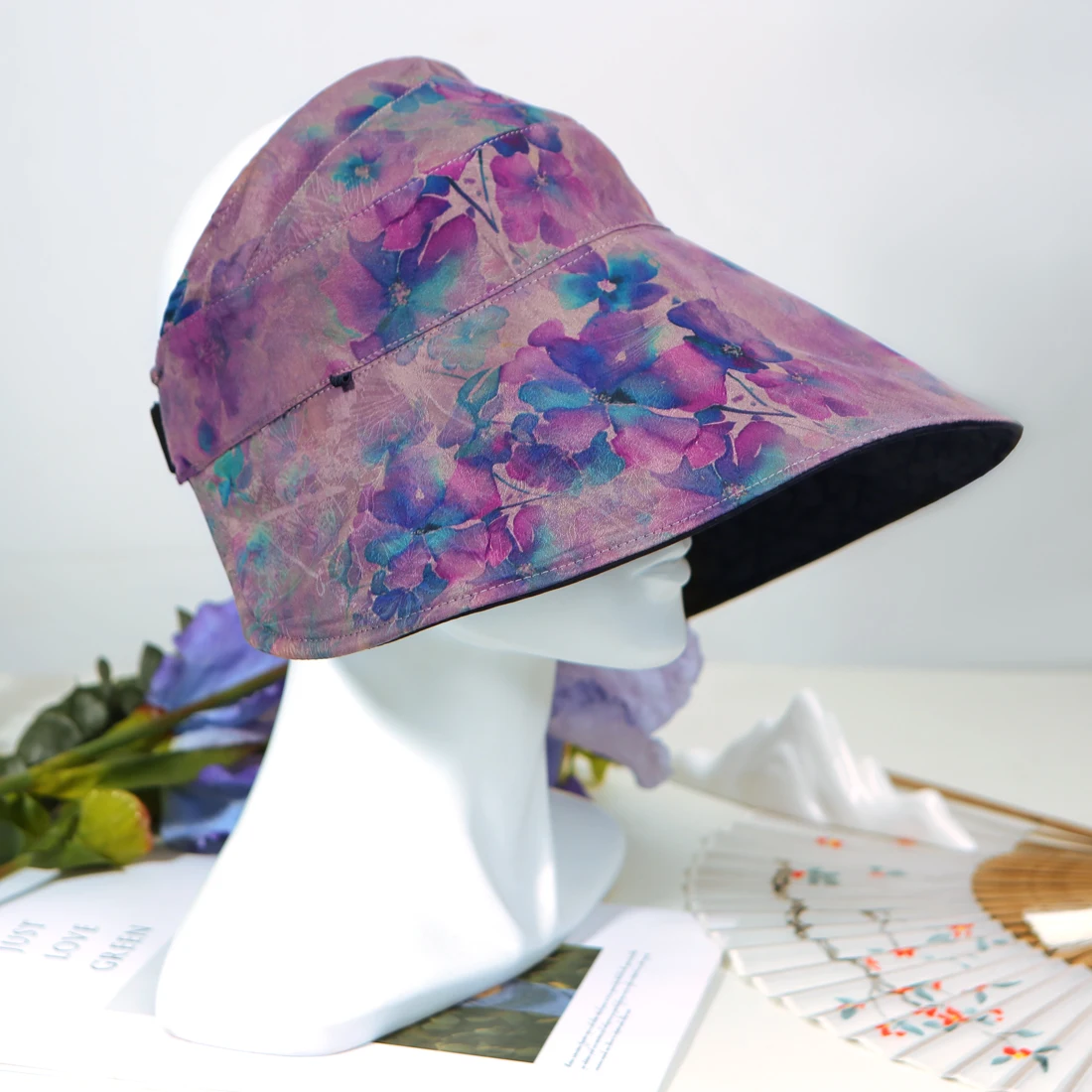 High Quality Niche Designer Style Xiangyun Yarn Hat Female Summer Silk Bucket Hat