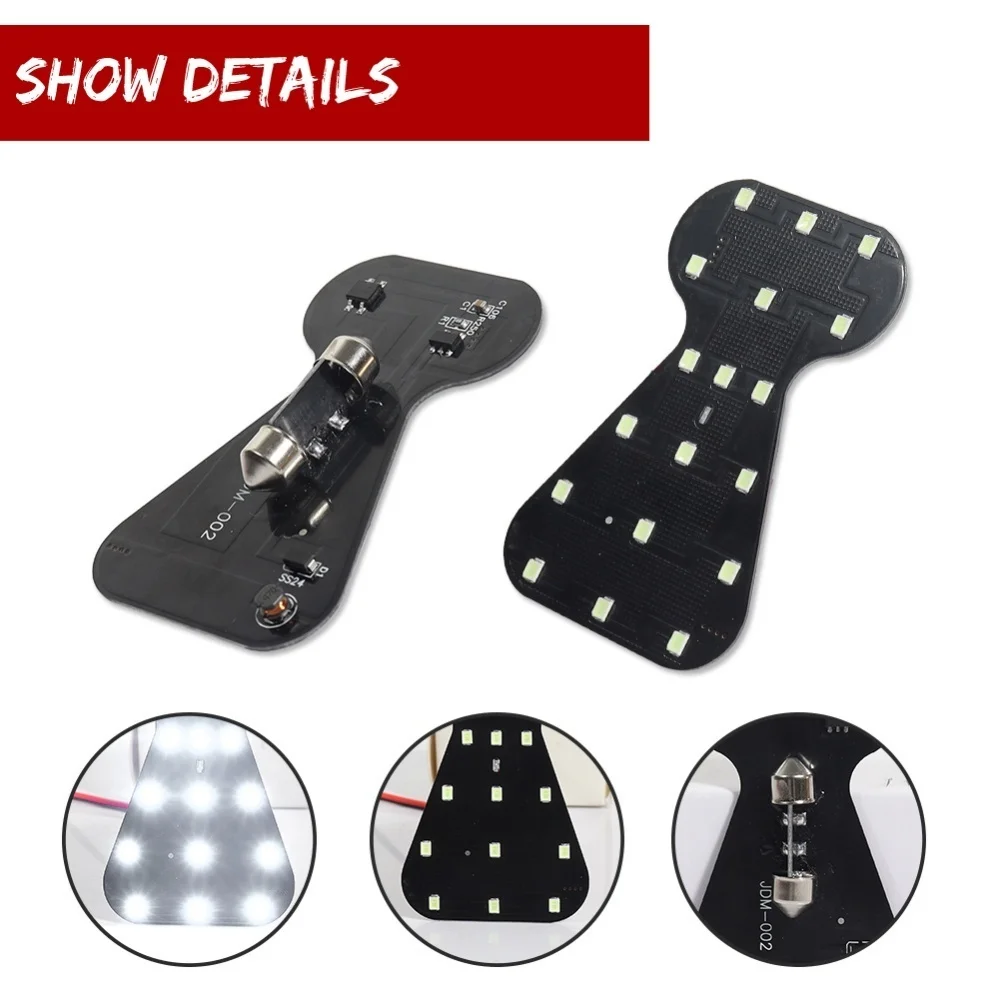 1PC Canbus Car Interior LED Light Overhead Dome Light Panel For Ford Taurus Mustang Expedition F-150 F-250 F-350 F-450 F-550 12V