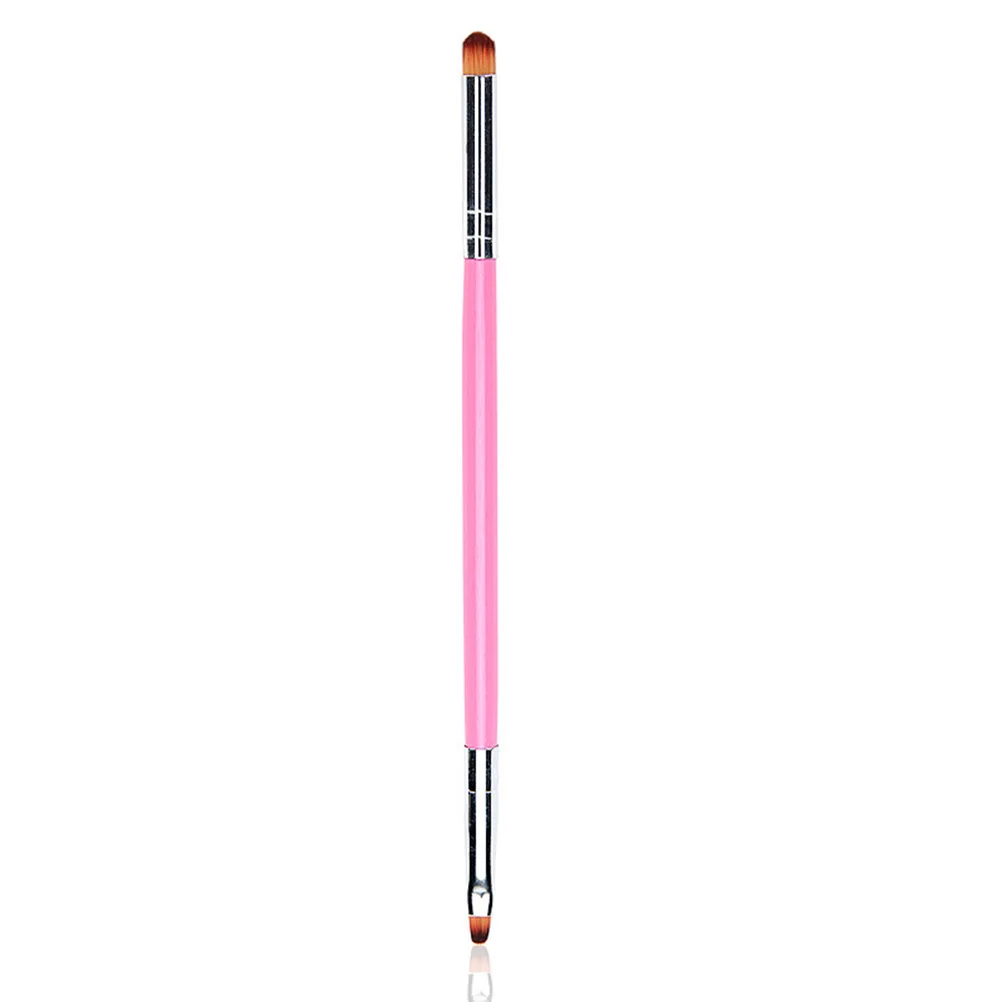 

2PCS Portable Manicure Brush Multi-purpose Nail Pen Double-headed Nail Dye Pen Gradient Nail Paint Tool for Home Salon (
