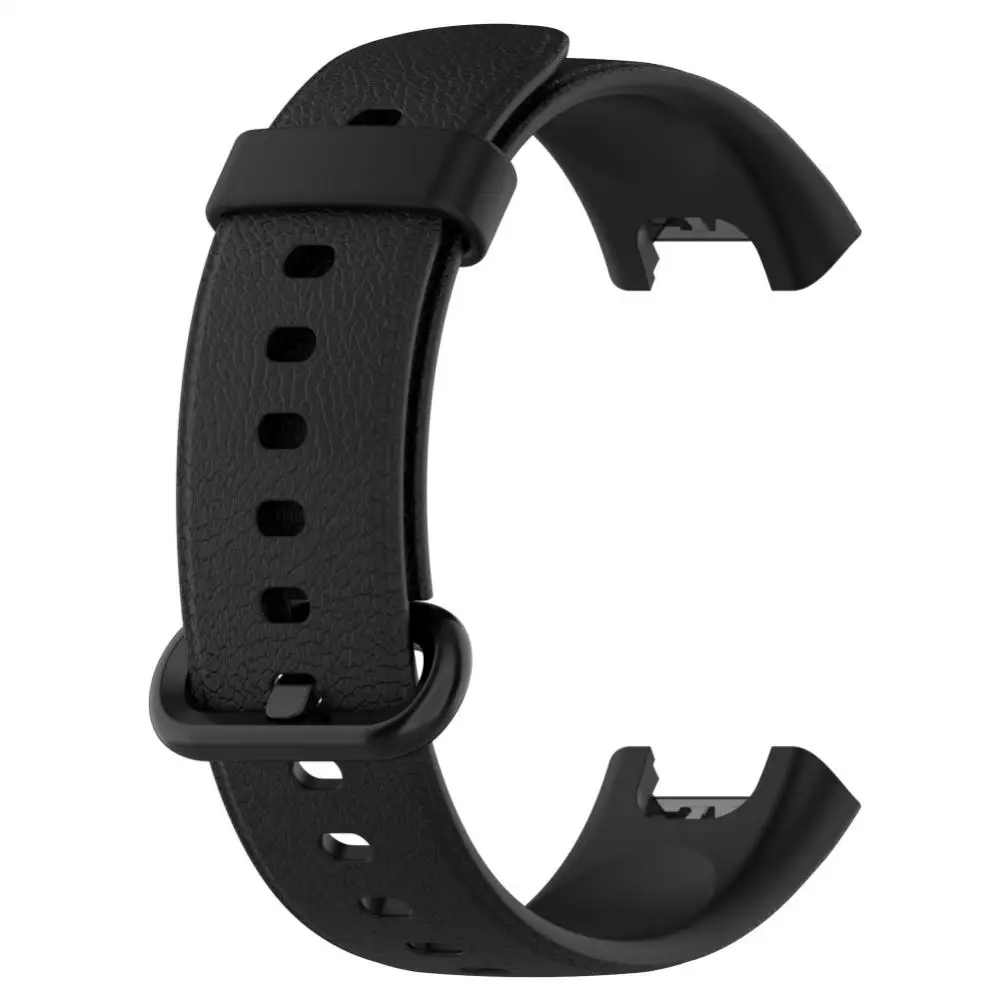 Silicone Strap For Xiaomi Mi Watch Lite Replacement Watchband Lychee Pattern Bracelet For Xiaomi Mi Watch Lite Smart Accessories