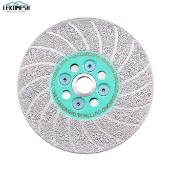 LEKOMESH 1 Stück Durchmesser 5 Zoll 125 mm Diamantsägeblatt Betontrennschleifscheibe M14 Granit Marmor Fliesen Diamanttrennscheibe