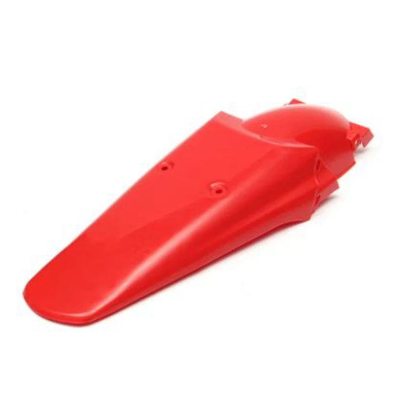 Motorcycle Rear Mudguard Rear Wheel Splash Guard for Honda XR250 XR400R Yamaha YZ WR250 450F Kawasaki KL250 Red