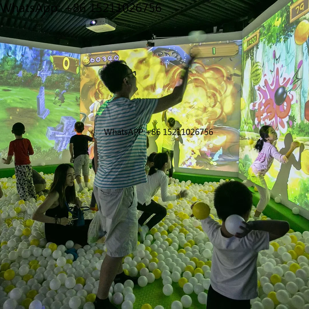 Indoor Playground Interactive Theme Park Ball Games Interactive Wall Interactive Projection for Kids