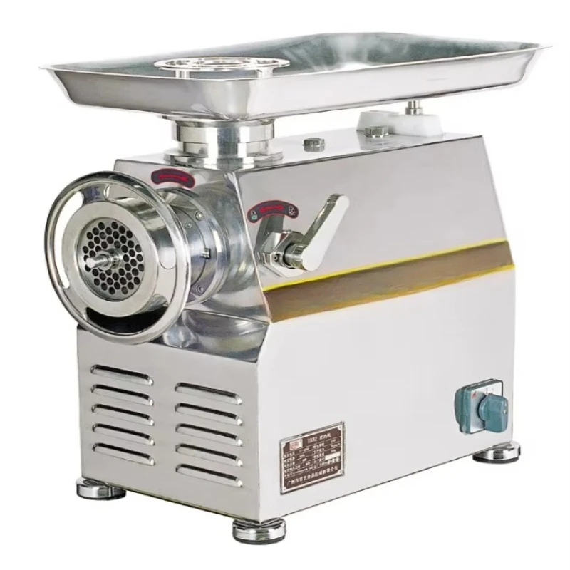

Stainless steel commercial high efficiency food processing meat grinder cutting machine