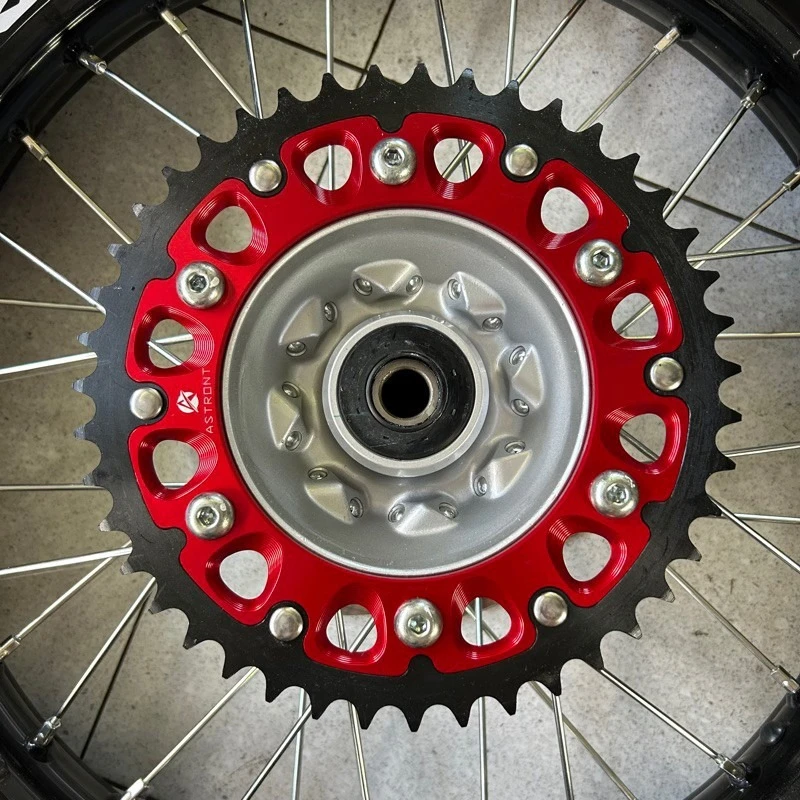 Motorcycle Rear Sprocket 43T 45T 48T 50T 52T Chain Sprocket For Honda CRF250L CRF250 Rally XR650L XR250 XR600 Dirt Bike