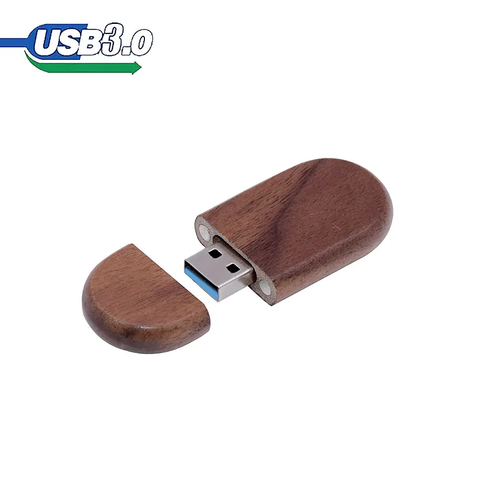 Memoria USB 3,0 de madera roja coleccionable, Pendrive de 64GB, 16GB, 8GB, 32GB, 128GB